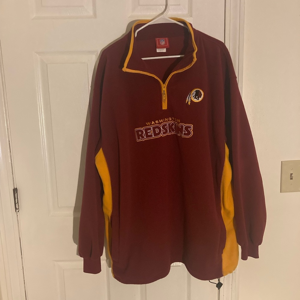 NWOT Washington Redskins NFL Fleece 1/4 Zip